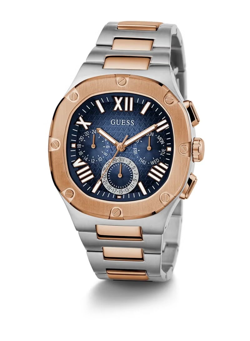 GUESS Dress Men's Analog Quartz Two Tone Multi-function Watch GW0572G4 - 42mm - Image 1